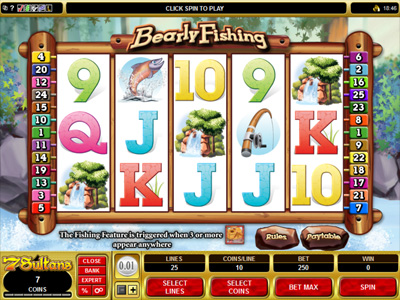 Bearly Fishing Slot
