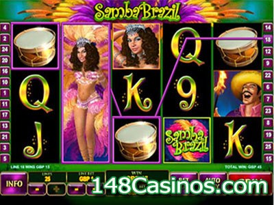 Samba Brazil Video Slot