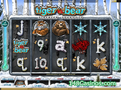 Tiger vs. Bear Siberian Standoff Slot