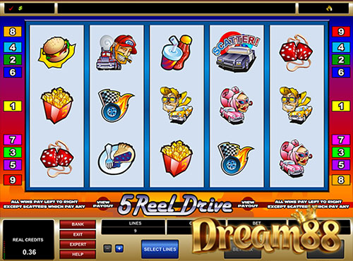 5-Reel Drive Slot - เกมสล็อตออนไลน์