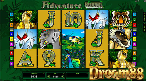 Adventure Palace Slot - เกมส์สล็อตออนไลน์ ธีมพระราชวังกลางป่า