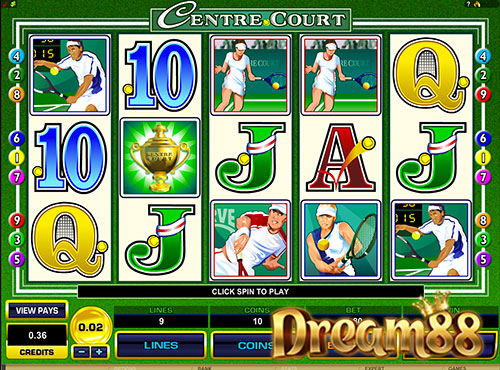 Centre Court Slot - เกมส์สล็อตออนไลน์ ธีมกีฬาเทนนิส