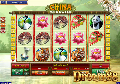 China MegaWild Slot - เกมส์ออนไลน์สล็อต ธีมชีวิตสัตว์ป่าของประเทศจีน