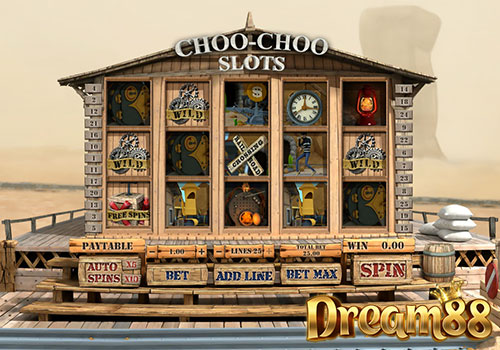 Choo-Choo Slot - เกมส์สล็อตออนไลน์ ธีมการผจญภัยทางน้ำ
