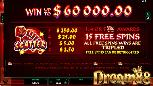 ฟรีสปินเกมส์ Dragon Dance Slot