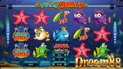 Fish Party Slot - เกมส์สล็อตออนไลน์