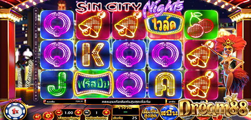 Sin City Nights Slot – เกมส์สล็อตออนไลน์ ธีมค่ำคืนในลาสเวกัส