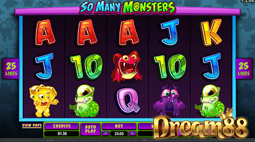 So Many Monsters Slot - สล็อตออนไลน์ ธีมมอนสเตอร์
