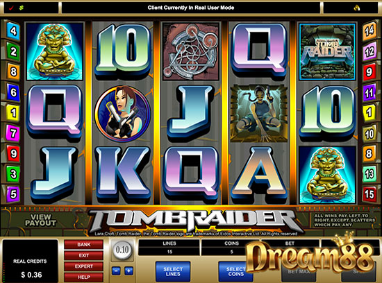 Tomb Raider Slot - เกมสล็อตออนไลน์ ธีมการผจญภัยของ Lara Croft