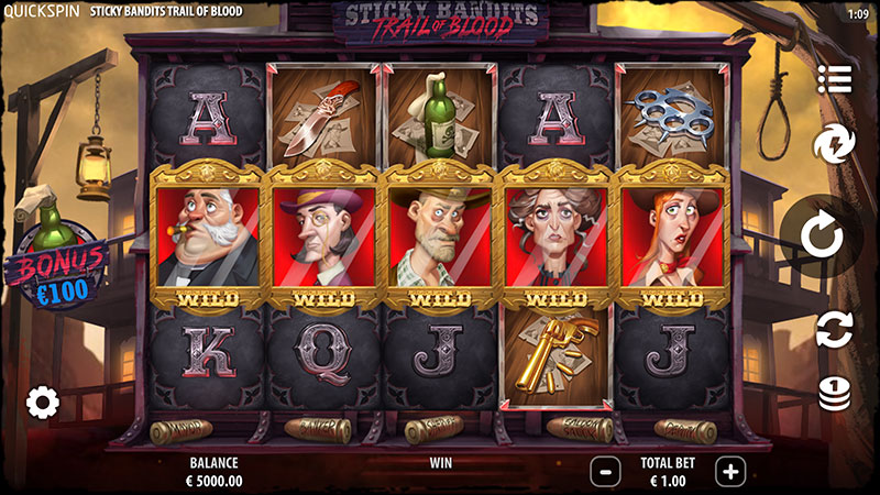 Sticky Bandits Trail of Blood Slot